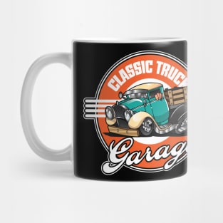 Classic Truck Garage Graphic Mug